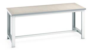 Bott Cubio Lino Top Frame Bench -2000Wx900Dx840mmH Basic Benches 41004023 